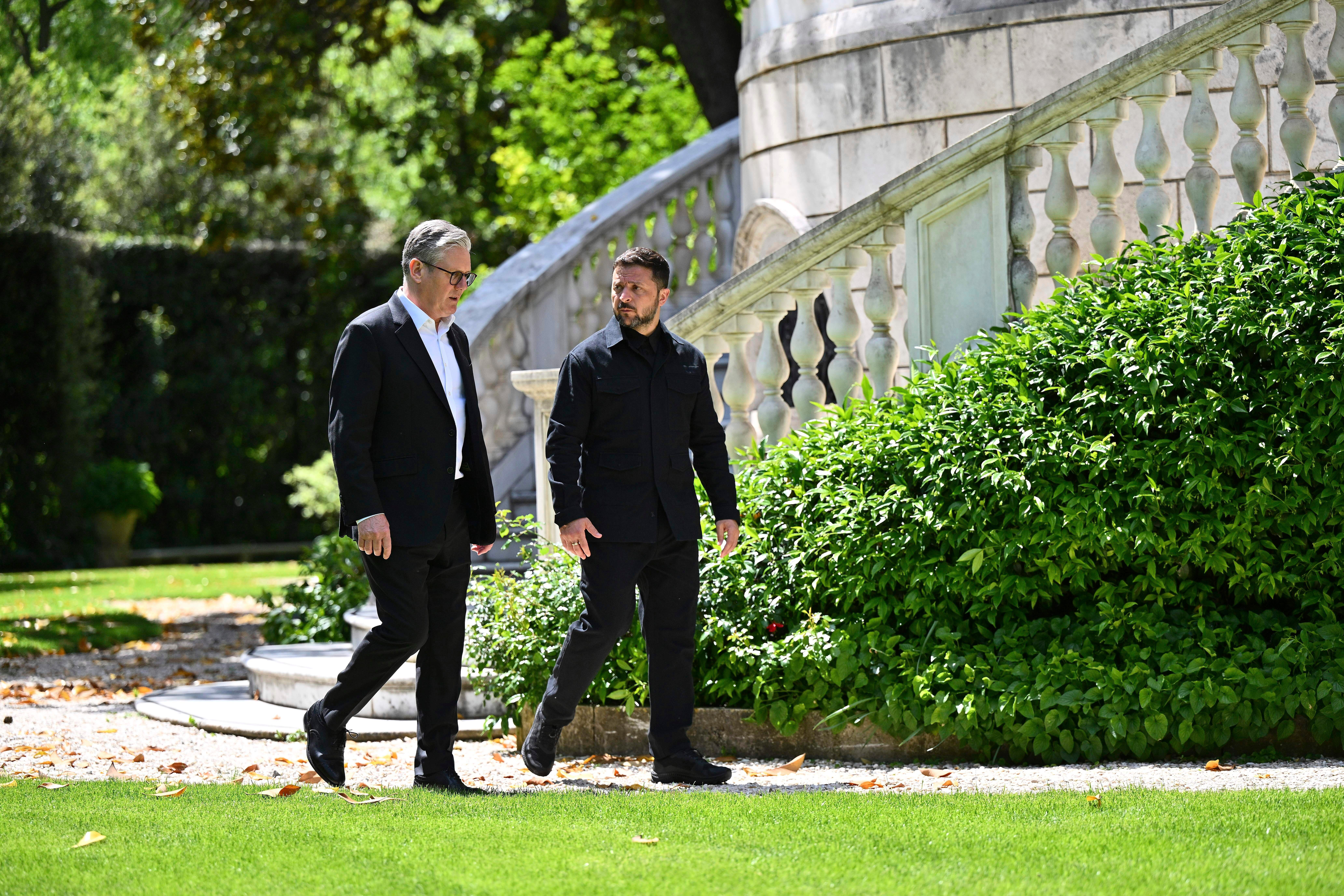 Zelenskyj s britským premiérom